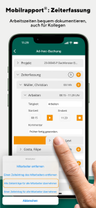 Zeiterfassung in Casa Dach